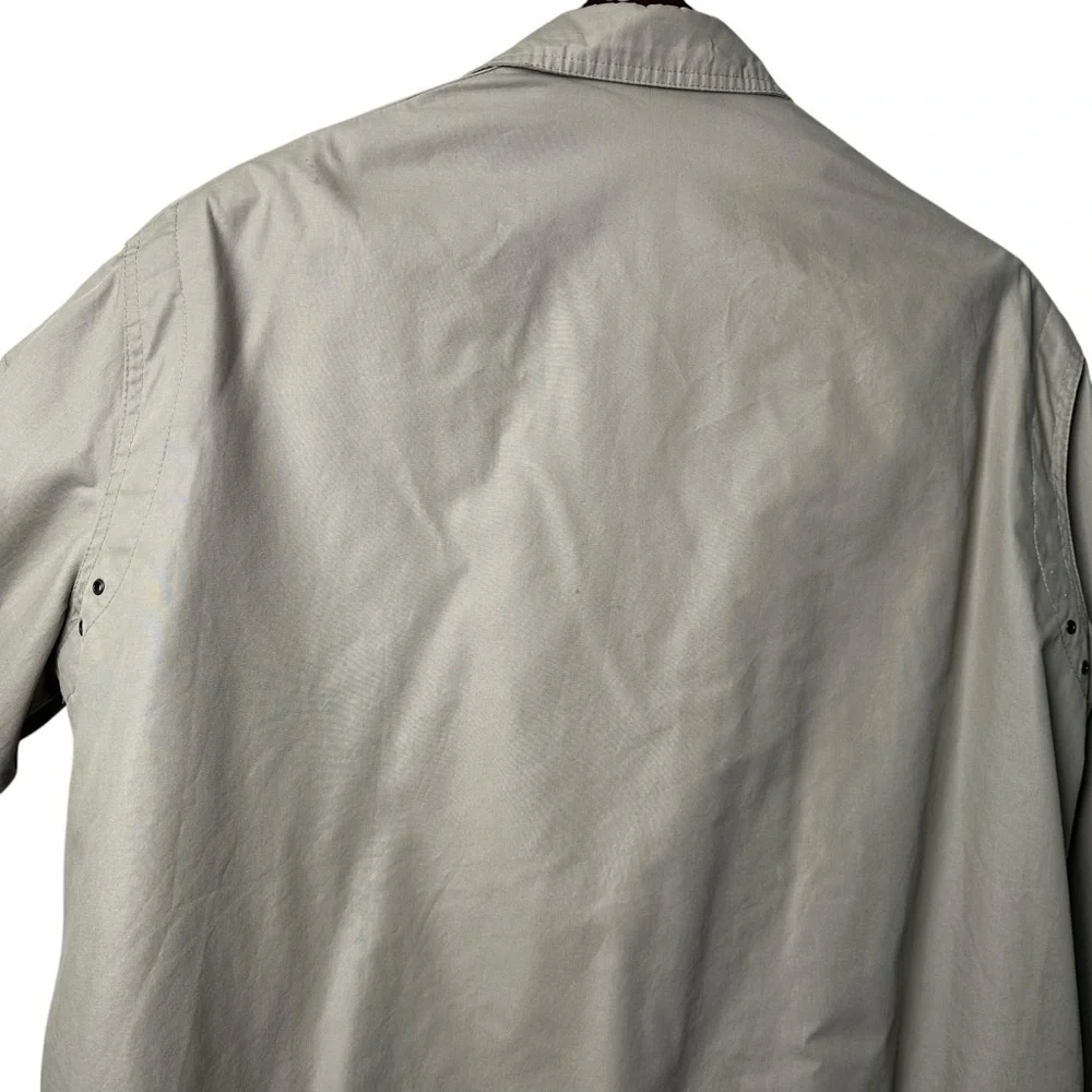 Vintage Members Only Size 46 Khaki Windbreaker Zip Up Jacket 80s Sportswear